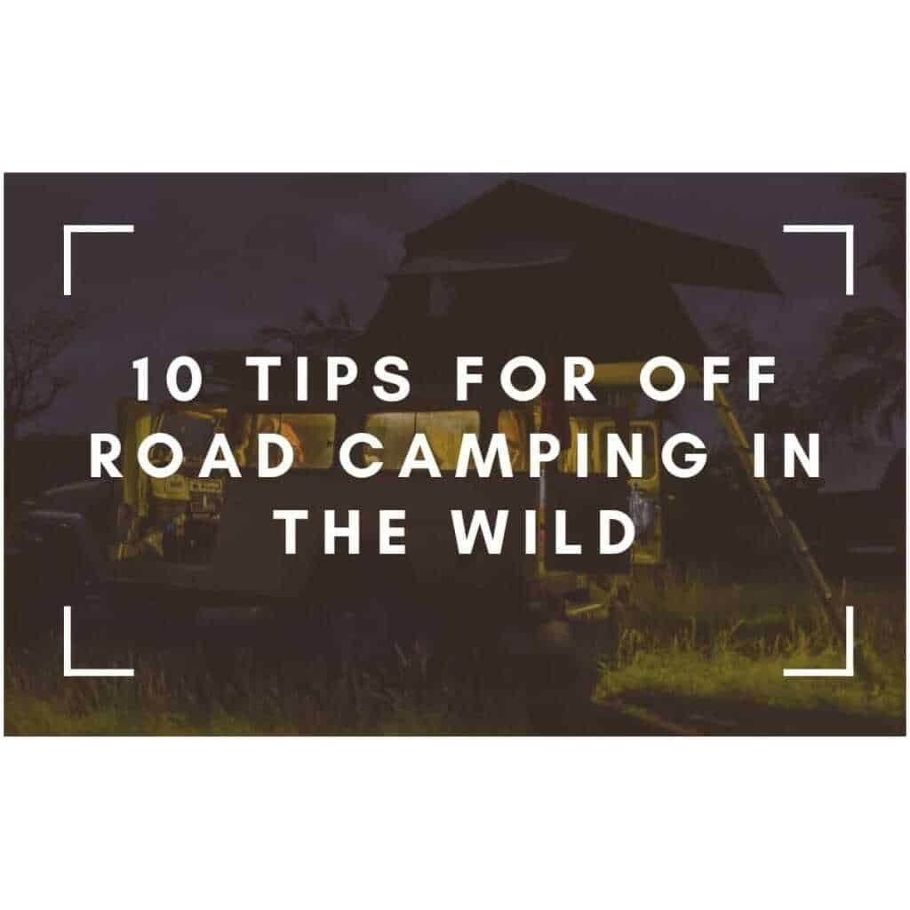 Camping in the rain – 10 pointers