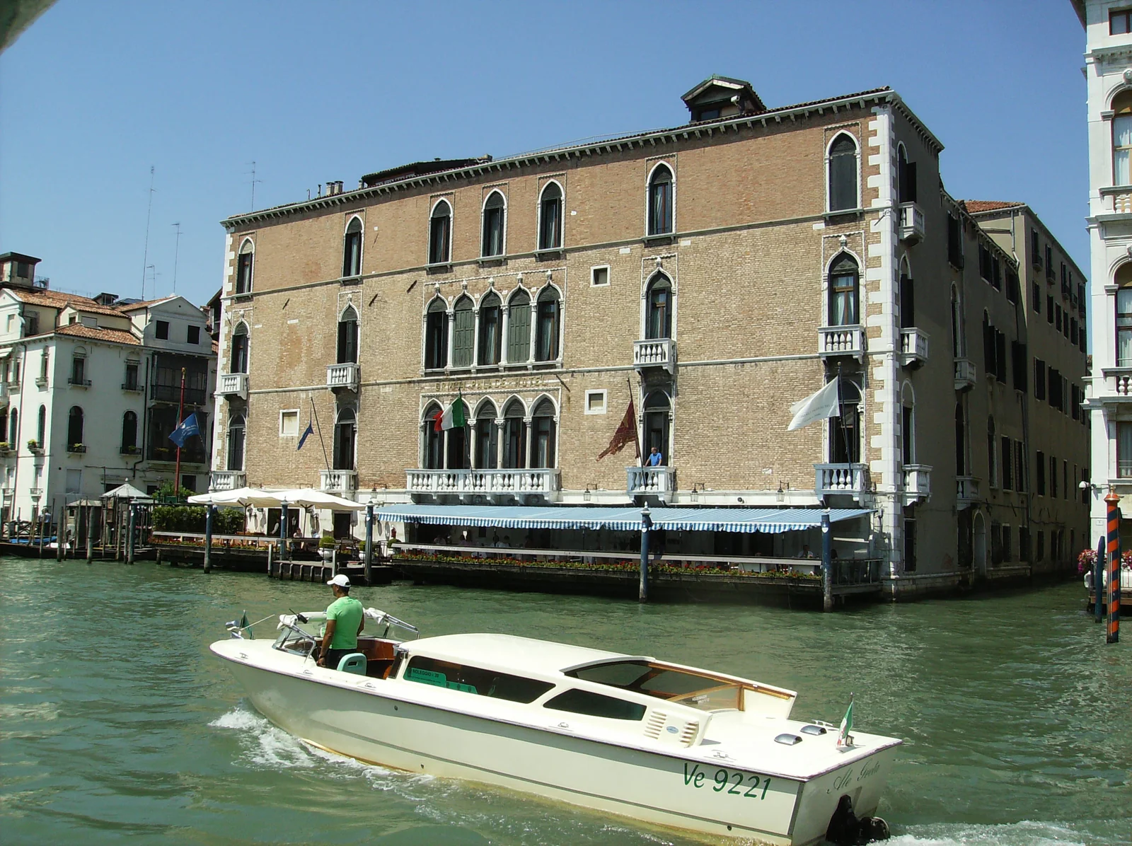Gritti Palace hotel seen from the Grand Canal, Venice